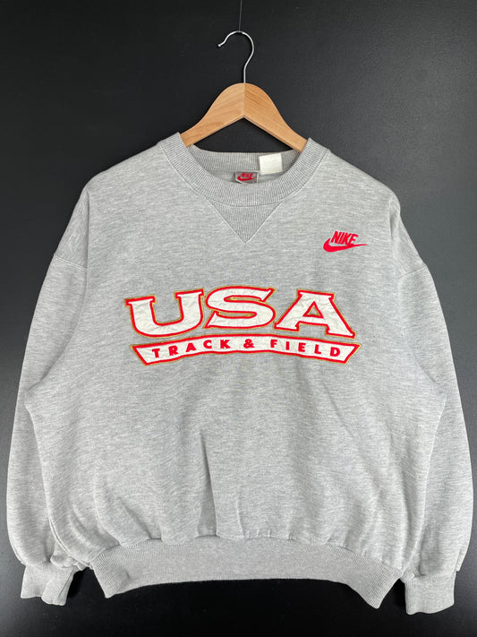 90's NIKE Silver Tag USA Size L Vintage Sweat-shirt / E3195S