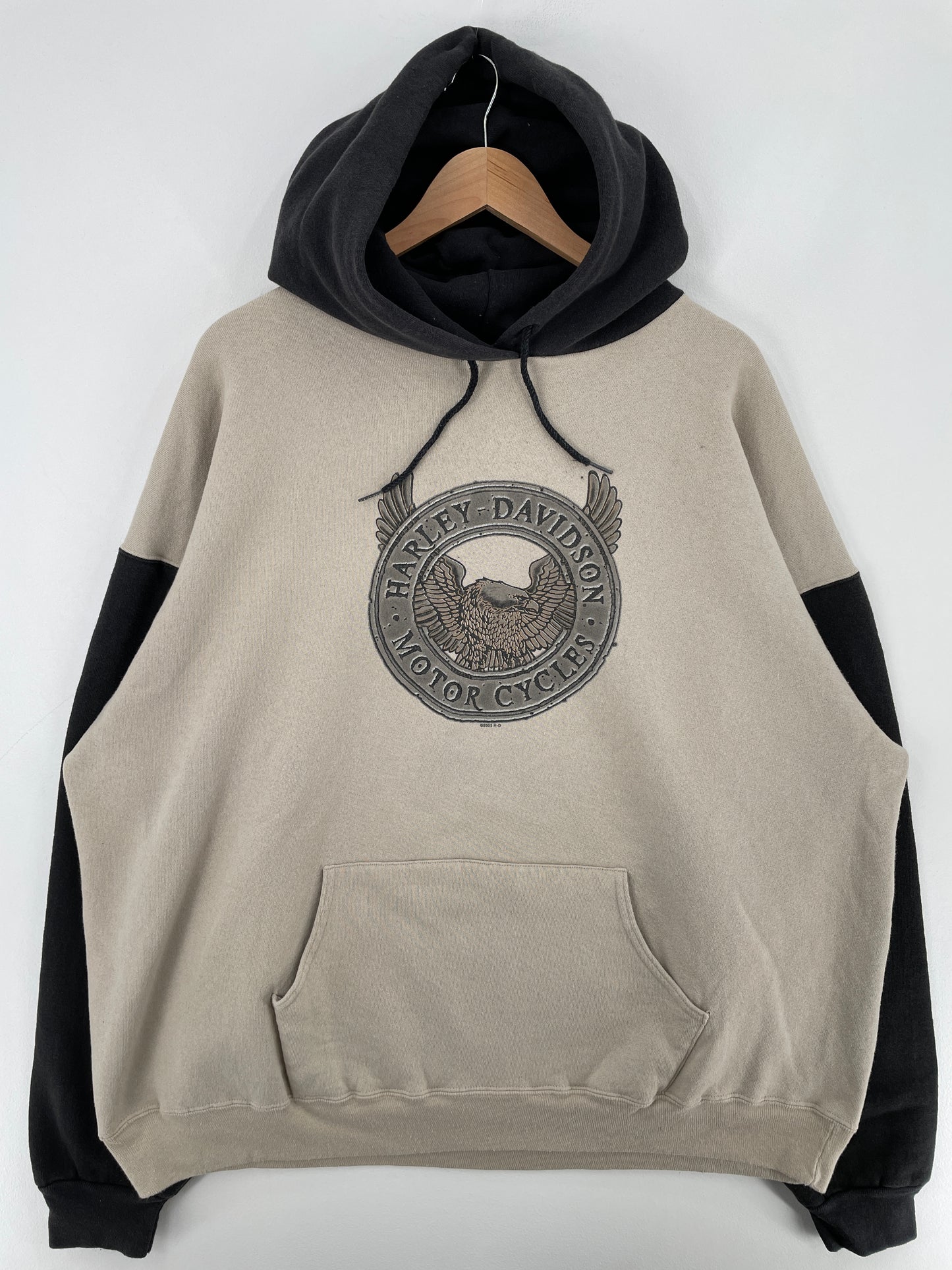 2005 HARLEY DAVIDSON ATLANTIC COUNTY Made in USA Size XXXL Vintage Hoodie Sweat-Shirt / E3023S