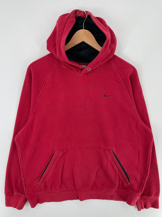 00' NIKE MINI SWOOSH Size M Vintage Hoodie Sweat-Shirt / E2934S