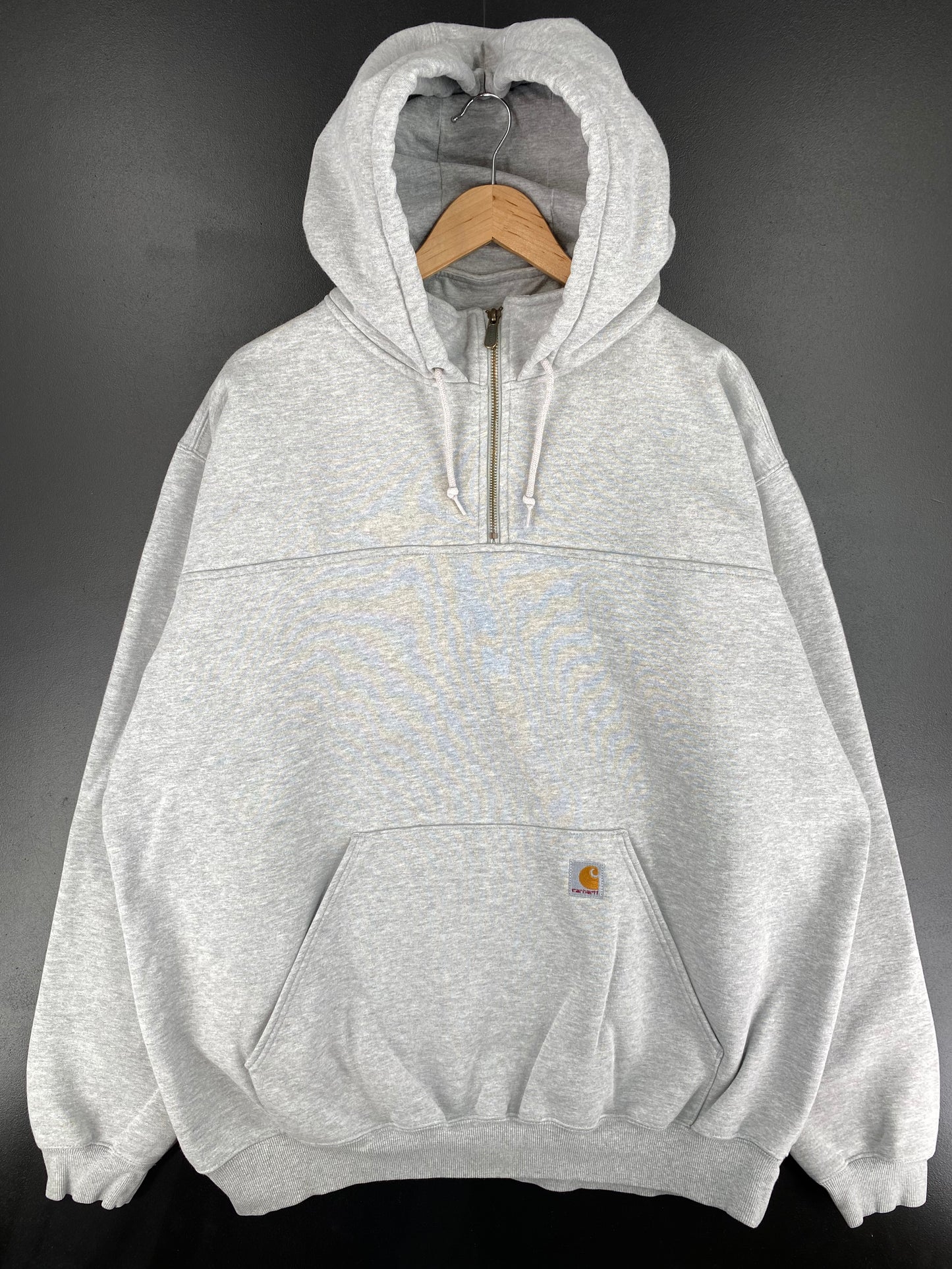 Vintage CARHARTT Size XXL Half-Zip Hoodie Sweat-Shirt / A456