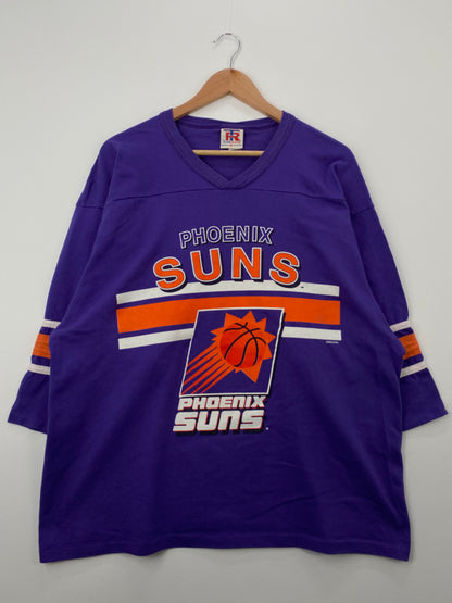90's PHOENIX SUNS Made in USA Size XL Vintage NBA T-shirt / A1292