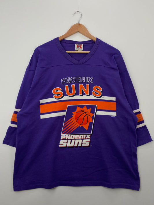 90's PHOENIX SUNS Made in USA Size XL Vintage NBA T-shirt / A1292
