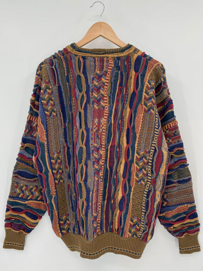 Vintage 3D COOGI- Style Size XL Knit Sweater/ K6816