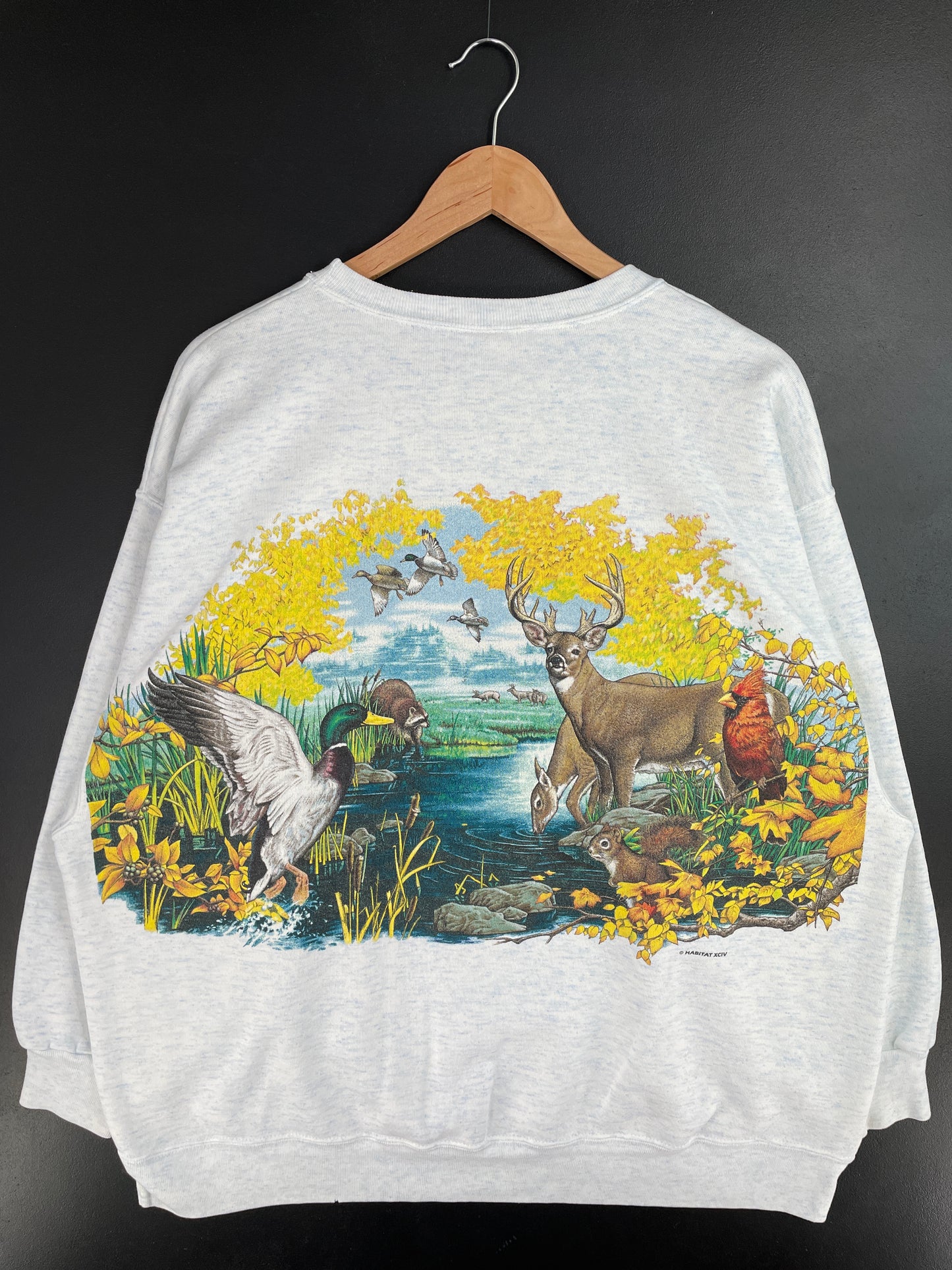 90's ANIMALS Made in USA Size XXL Vintage Sweat-Shirt / E49