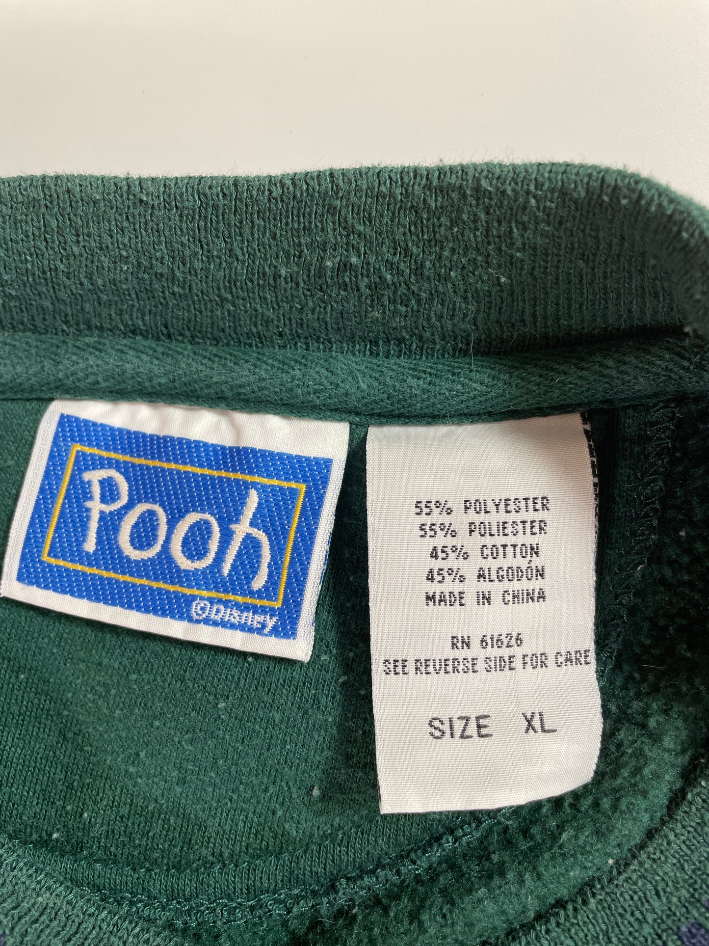 00' DISNEY TIGGER Size XL Vintage Sweat-shirt / 9190