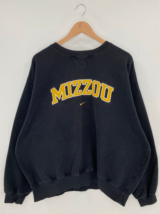 00' NIKE MIZZOU Size XL Vintage Sweat shirt / K7530