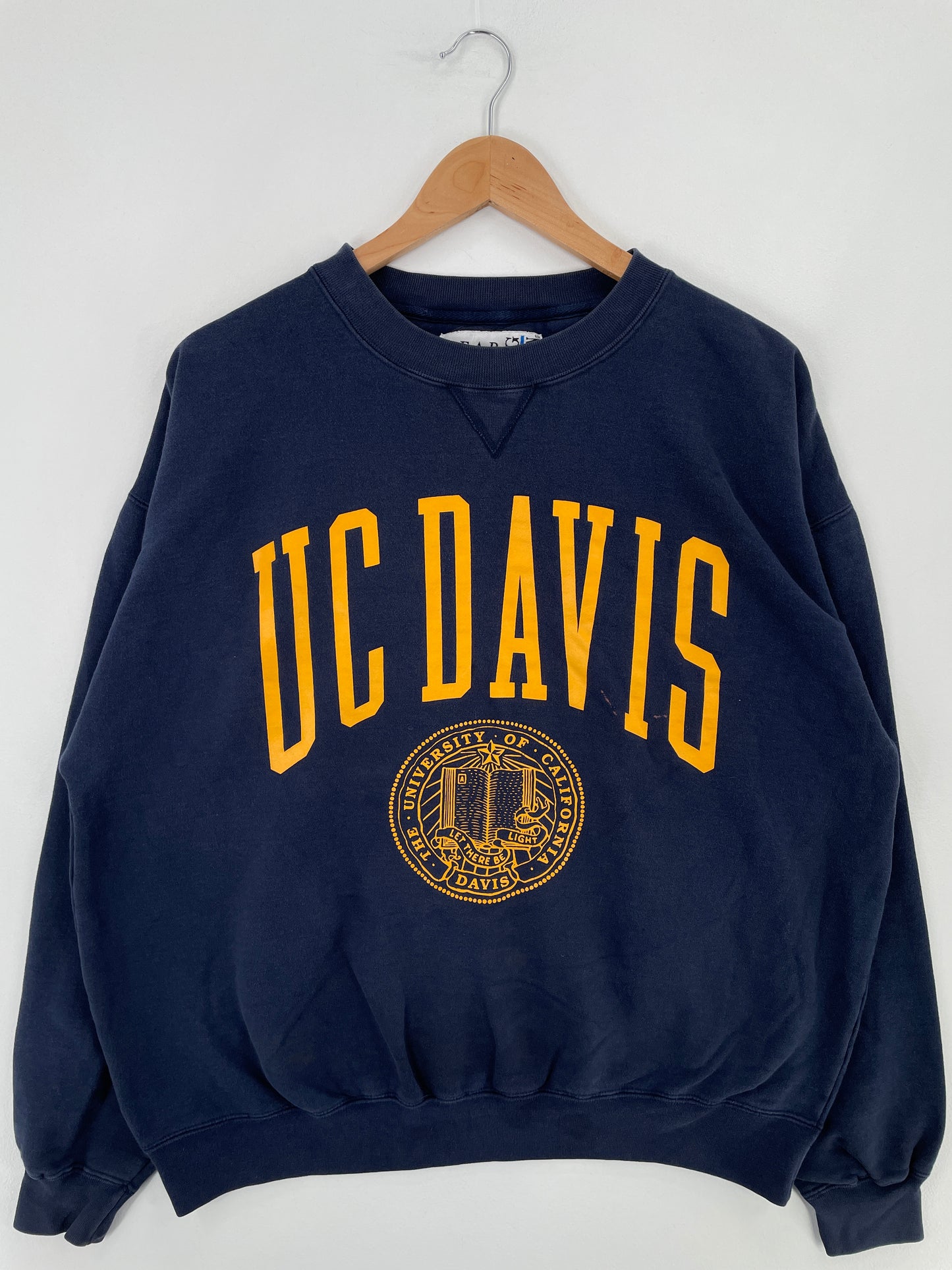 90's UC DAVIS Size L Vintage College Sweat-Shirt / E1839S