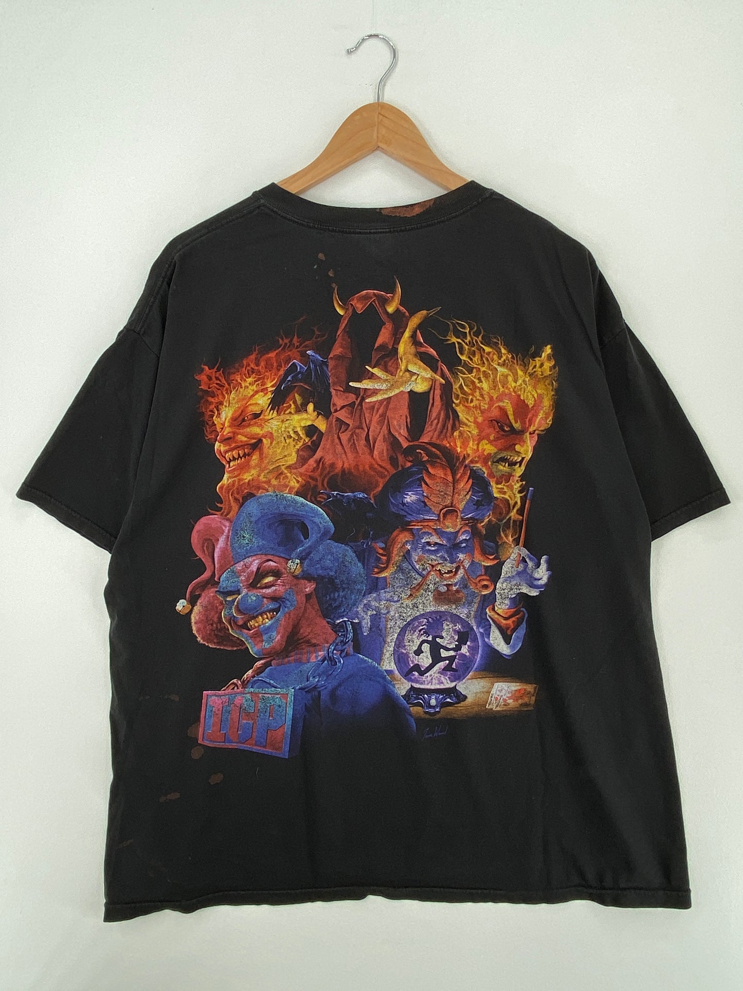 00’ INSANE CLOWN POSSE Size XXL Vintage Music T-Shirts / A4866