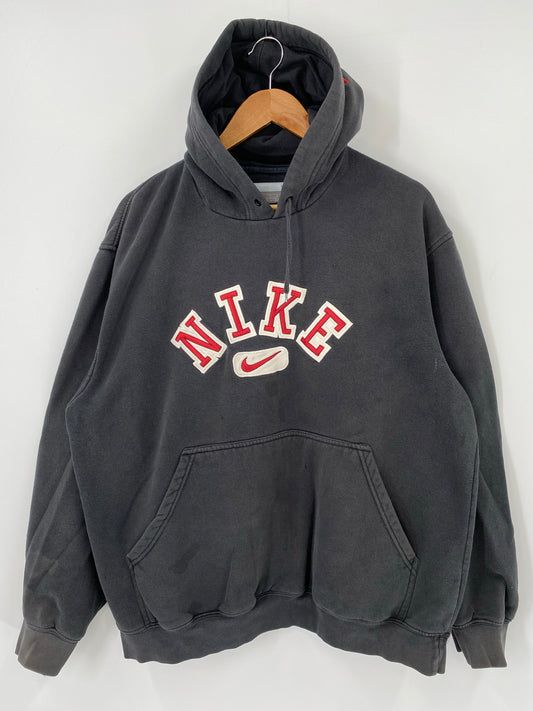 00' NIKE Size L Vintage Hoodie Sweat-Shirt / K4198