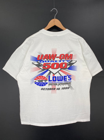 1999 UAW-GM x LOWE'S Made in USA Size L Vintage Racing T-Shirts / K9656