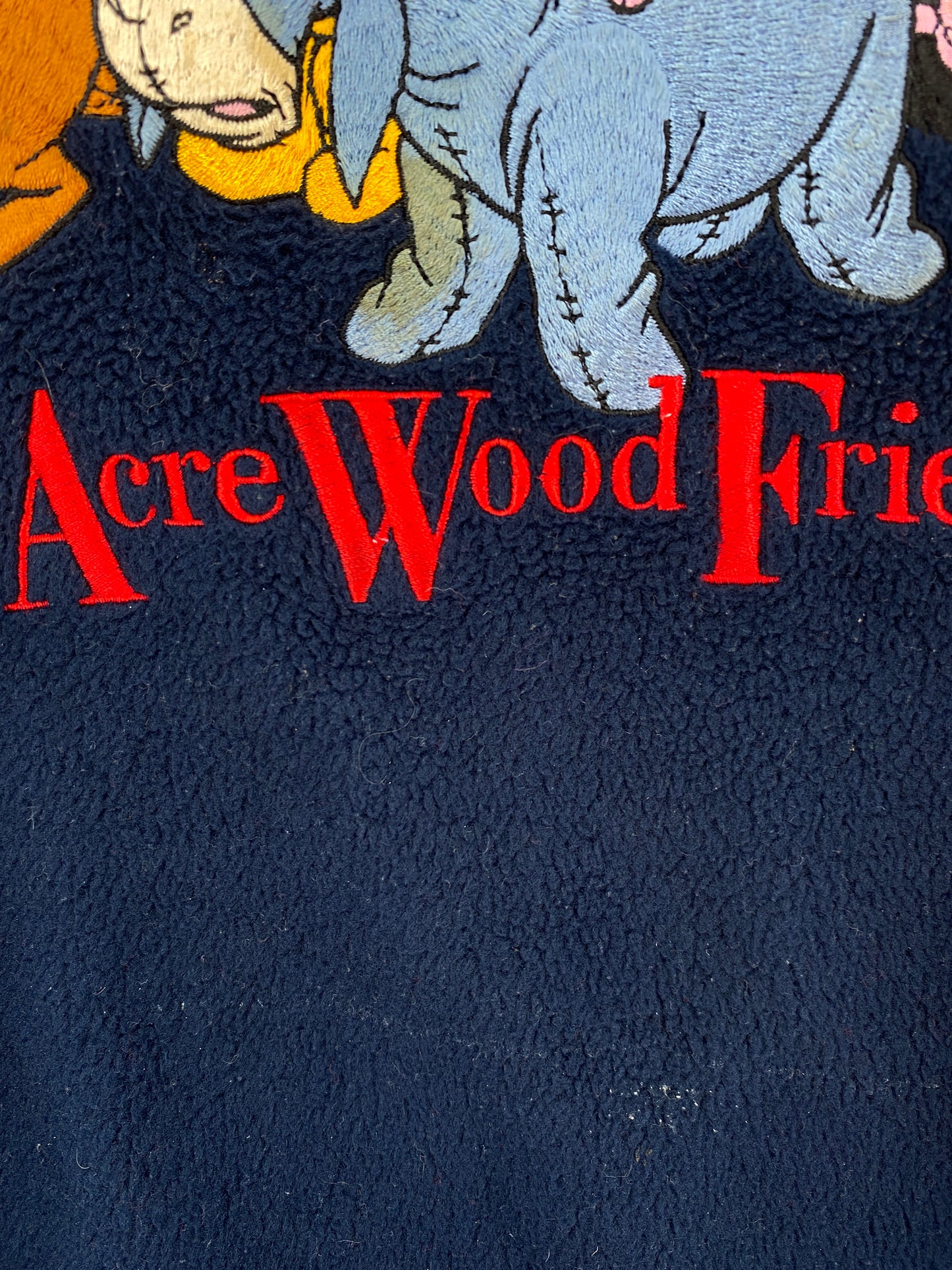 00' DISNEY WINNIE THE POOH Size S Vintage Fleece / E2200S
