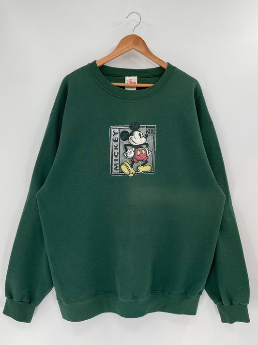 00' DISNEY MICKEY Size XL Vintage Sweat-shirt / K4713