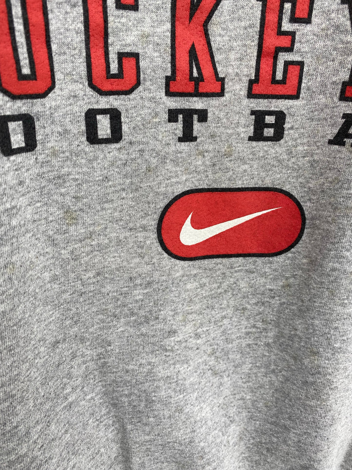 90’s NIKE x OHAIO STATE BUCKEYES Made in USA Size XL Vintage College Sweat-shirt / A9798