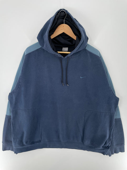 00' NIKE MINI SWOOSH Size XXL Vintage Hoodie Sweat-shirt / A320