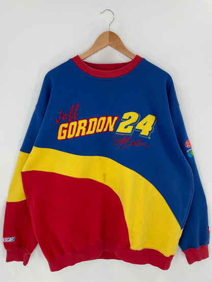 Vintage  NASCAR JEFF GORDON Size XL Racing Sweat-Shirt / k5981