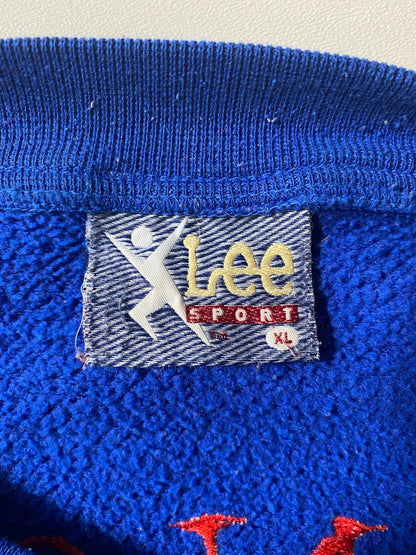 90's KANSAS JAYHAWKS Size XL Vintage College Sweat-Shirts/ K9422