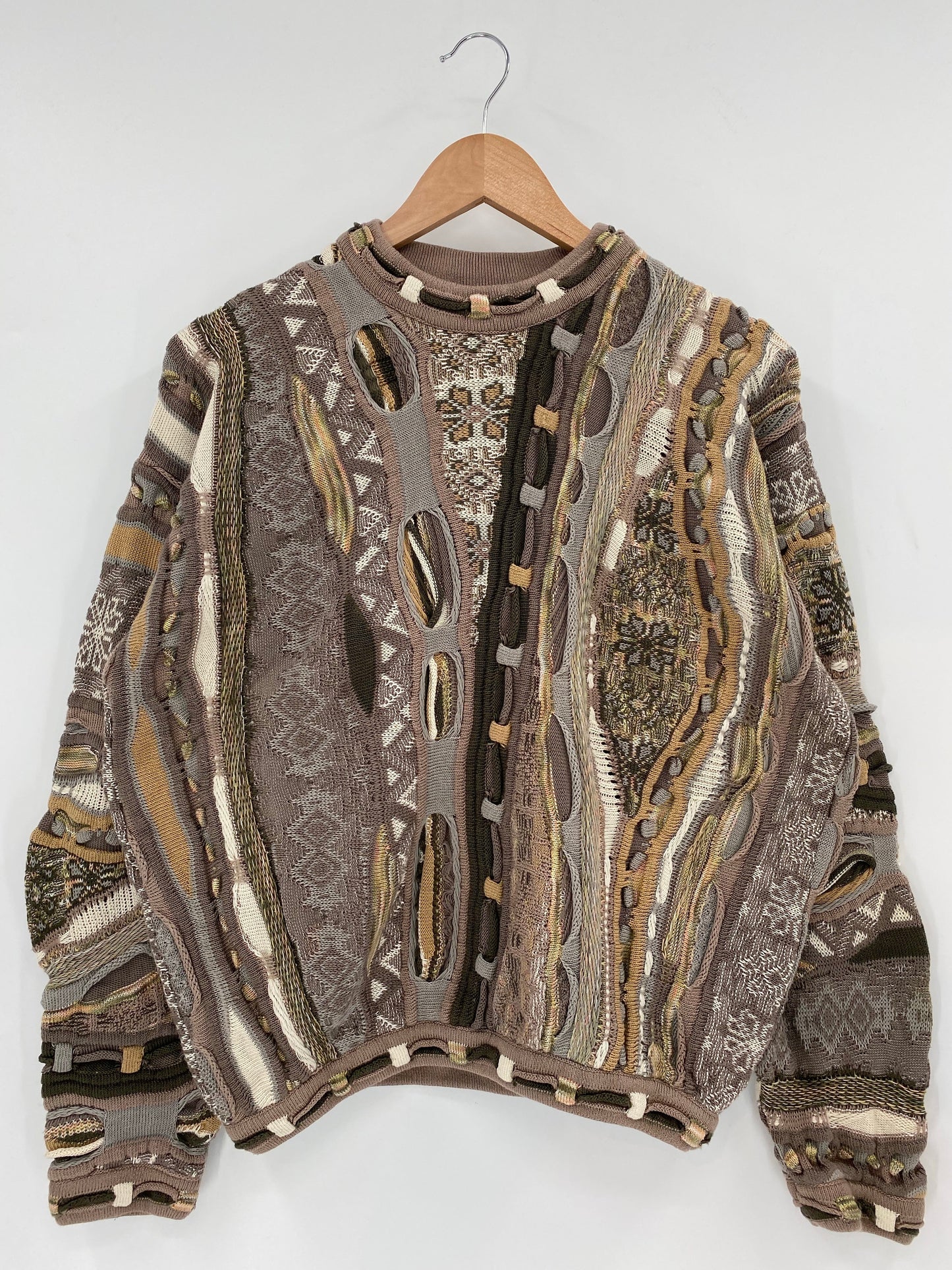 Vintage 3D COOGI- Style Size M Knit Sweater/ A7909