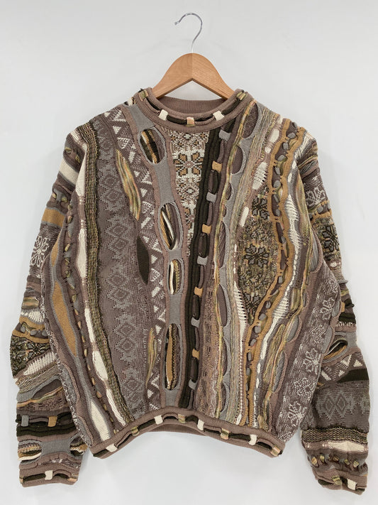 Vintage 3D COOGI- Style Size M Knit Sweater/ A7909