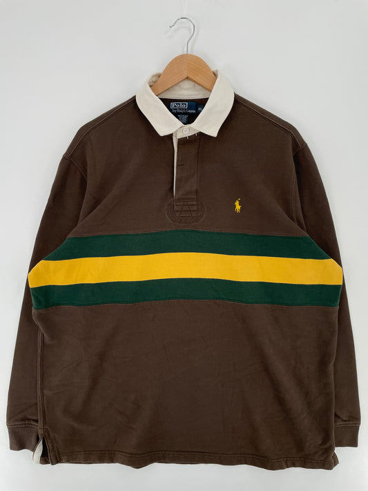 90's POLO RALPH LAUREN Size XL Vintage Rugby shirt / A1985