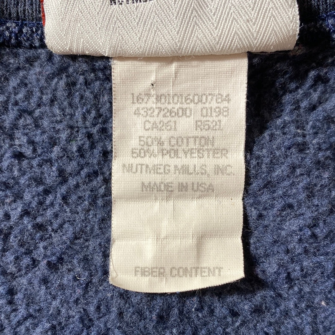 Vintage WALLACE Made in USA Size M Vintage Racing Sweat-shirt / E6372S