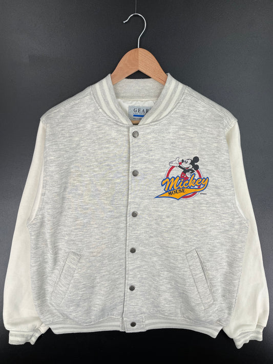 90’s DISNEY MICKEY Size M Vintage Sweat Jacket / A2591