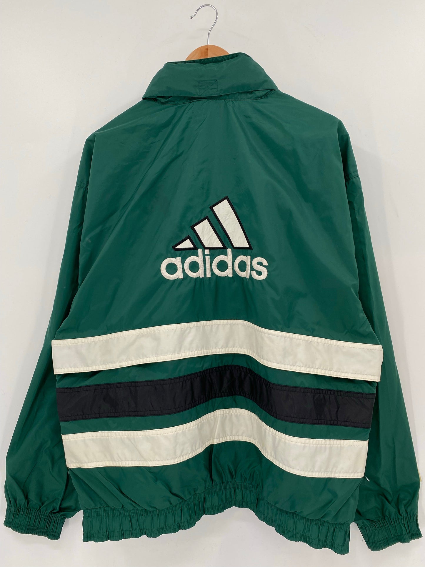 .90's ADIDAS Size L Vintage Nylon Jacket / A7020