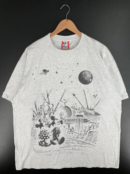 90's DISNEY MICKEY Made in USA Size XXL Vintage T-Shirt / A3645