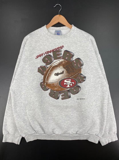 1996 SAN FRANCISCO 49ERS Made in USA Size XL Vintage NFL Sweat-shirt / A2293