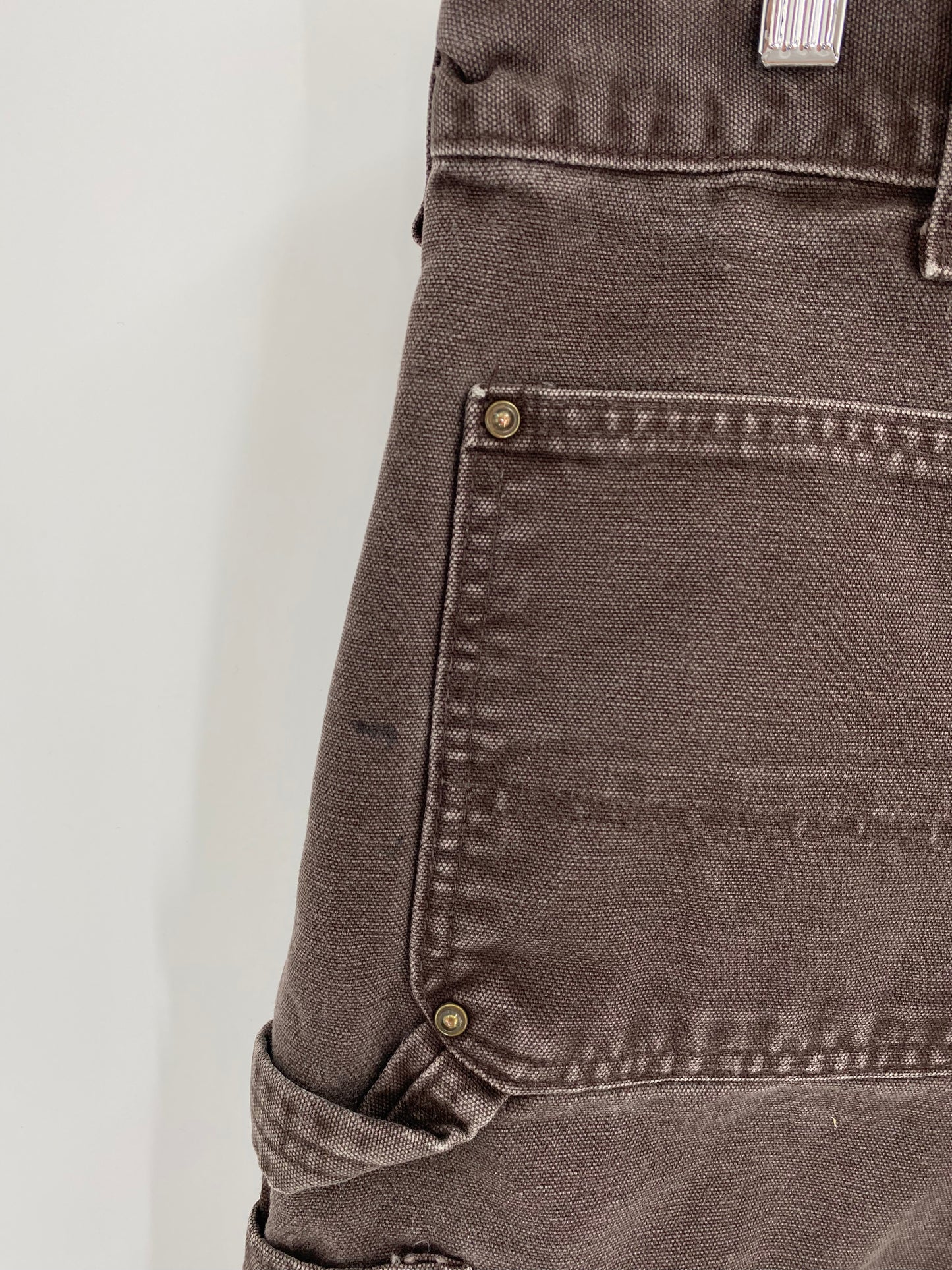 Vintage CARHARTT Size W34xL28.5 Double Knee Duck Pants / A1090