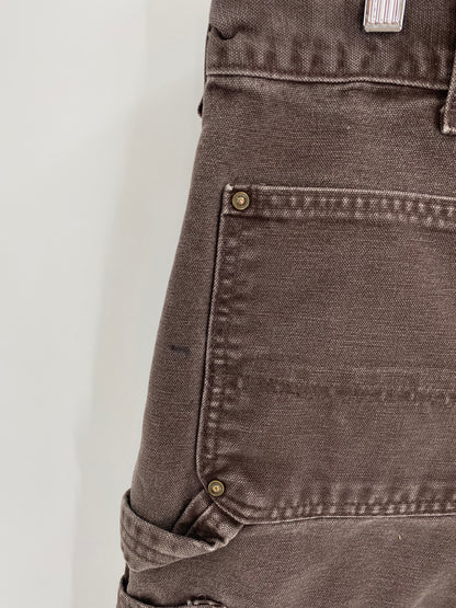 Vintage CARHARTT Size W34xL28.5 Double Knee Duck Pants / A1090