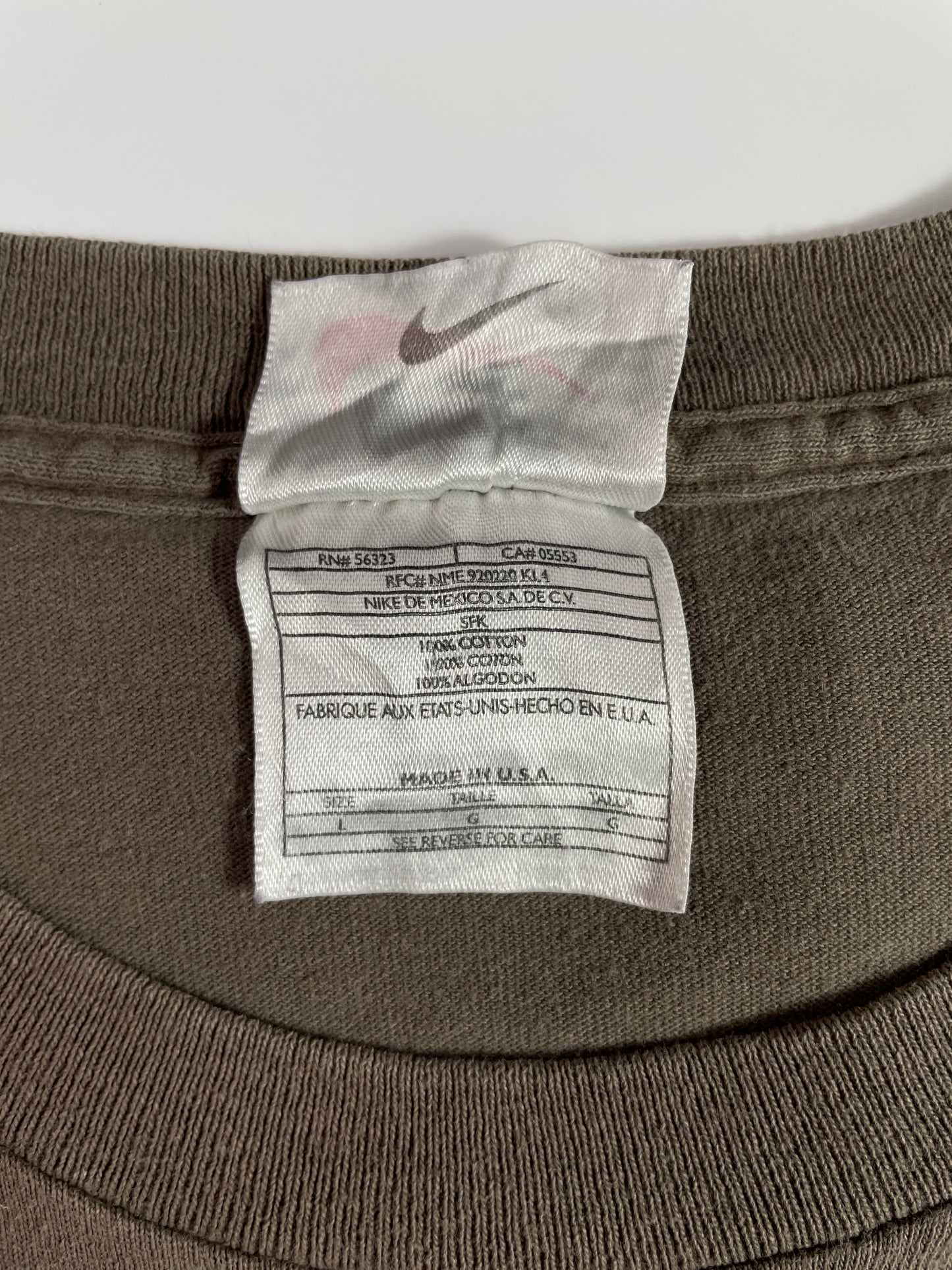 90's NIKE Made in USA Size L Vintage T-shirt / A4100