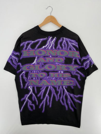 90's GREAT GOD Made in USA Size XXL Vintage T-Shirt / A4562