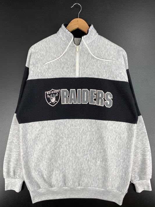 80’s LOS ANGELES RAIDERS Size No Tag(Approx.XL) Vintage NFL Sweat-Shirt / A3406