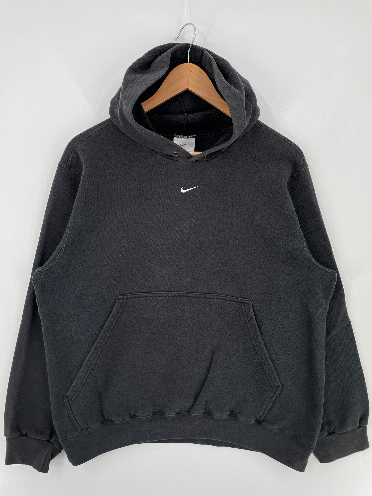 90’s NIKE CENTER SWOOSH Size M Hoodie Sweat-shirt / E631
