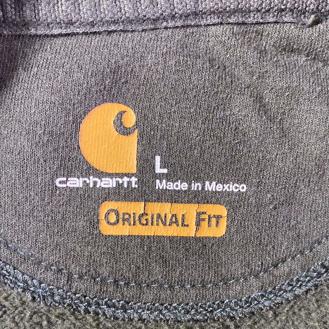 Vintage CARHARRT Size L Hoodie Sweat Shirt / A8391