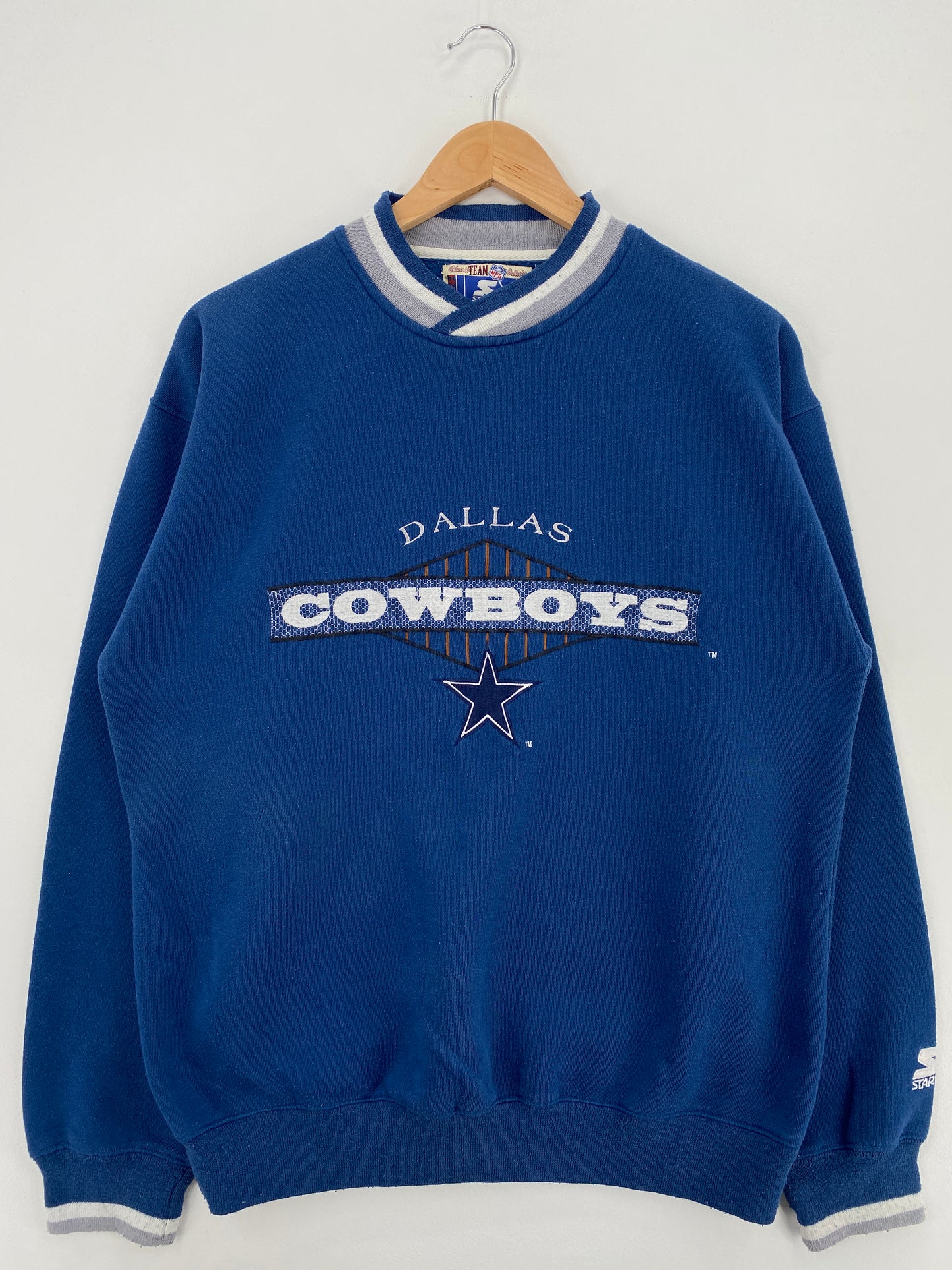 90's STARTER DALLAS COWBOYS Size M Vintage NFL Sweat-shirt / A4913