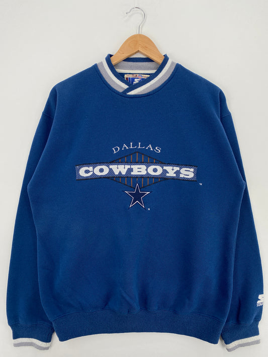 90's STARTER DALLAS COWBOYS Size M Vintage NFL Sweat-shirt / A4913