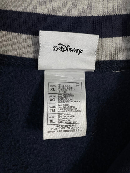 00' DISNEY MICKEY Size XL Vintage Half Zip-up Sweat-Shirt / E3614S