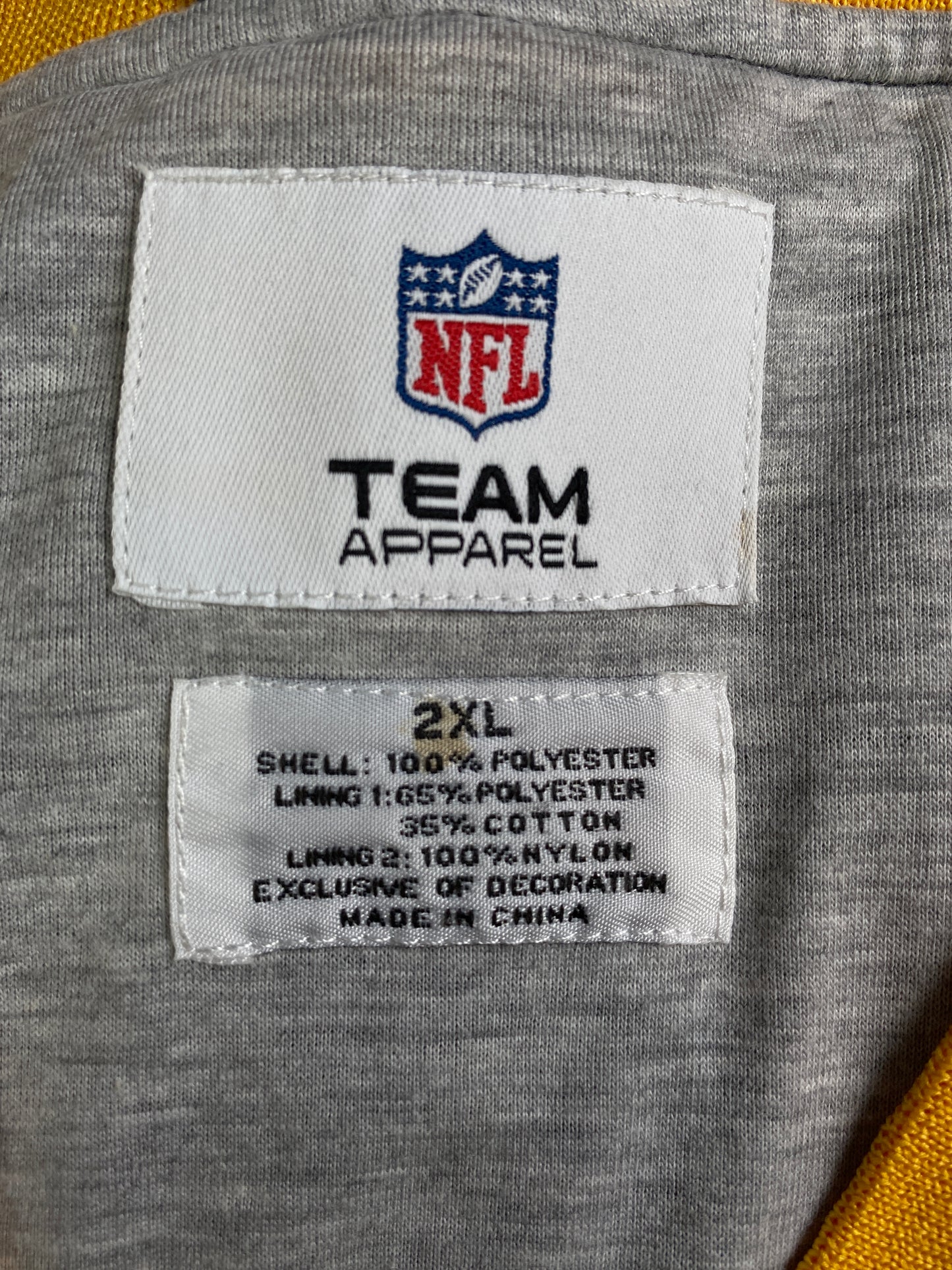 .Vintage PITTSBURGH STEELERS Size XXL Vintage NFL Pullover Jacket / A3508