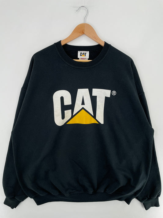 90’s CAT Size XXL Vintage Sweat-Shirt / E3489S