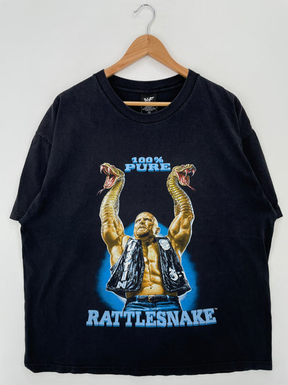 1999 RATTLESNAKE STONE COLD Made in USA Size XXL Vintage T-Shirt / A8095