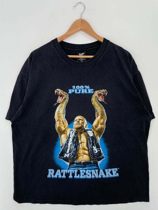 1999 RATTLESNAKE STONE COLD Made in USA Size XXL Vintage T-Shirt / A8095
