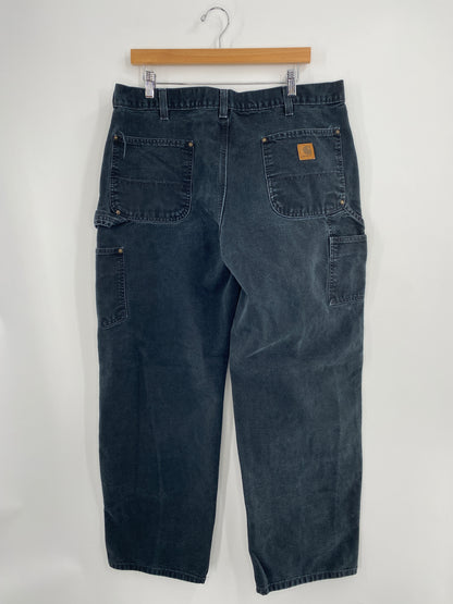 Vintage CARHARTT Size W37xL29.5 Vintage Double Knee Duck Pants / A4406