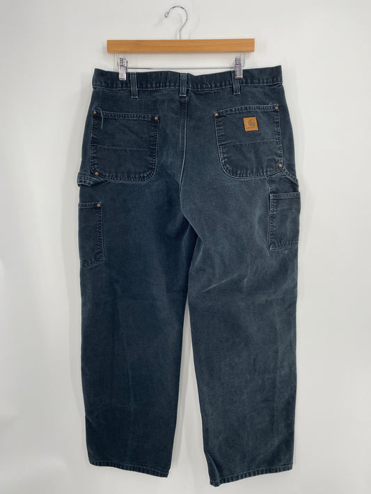 Vintage CARHARTT Size W37xL29.5 Vintage Double Knee Duck Pants / A4406