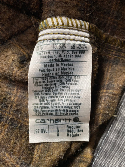 Vintage CARHARTT Size L Zip Up Sweat-shirt Jacket / K8266