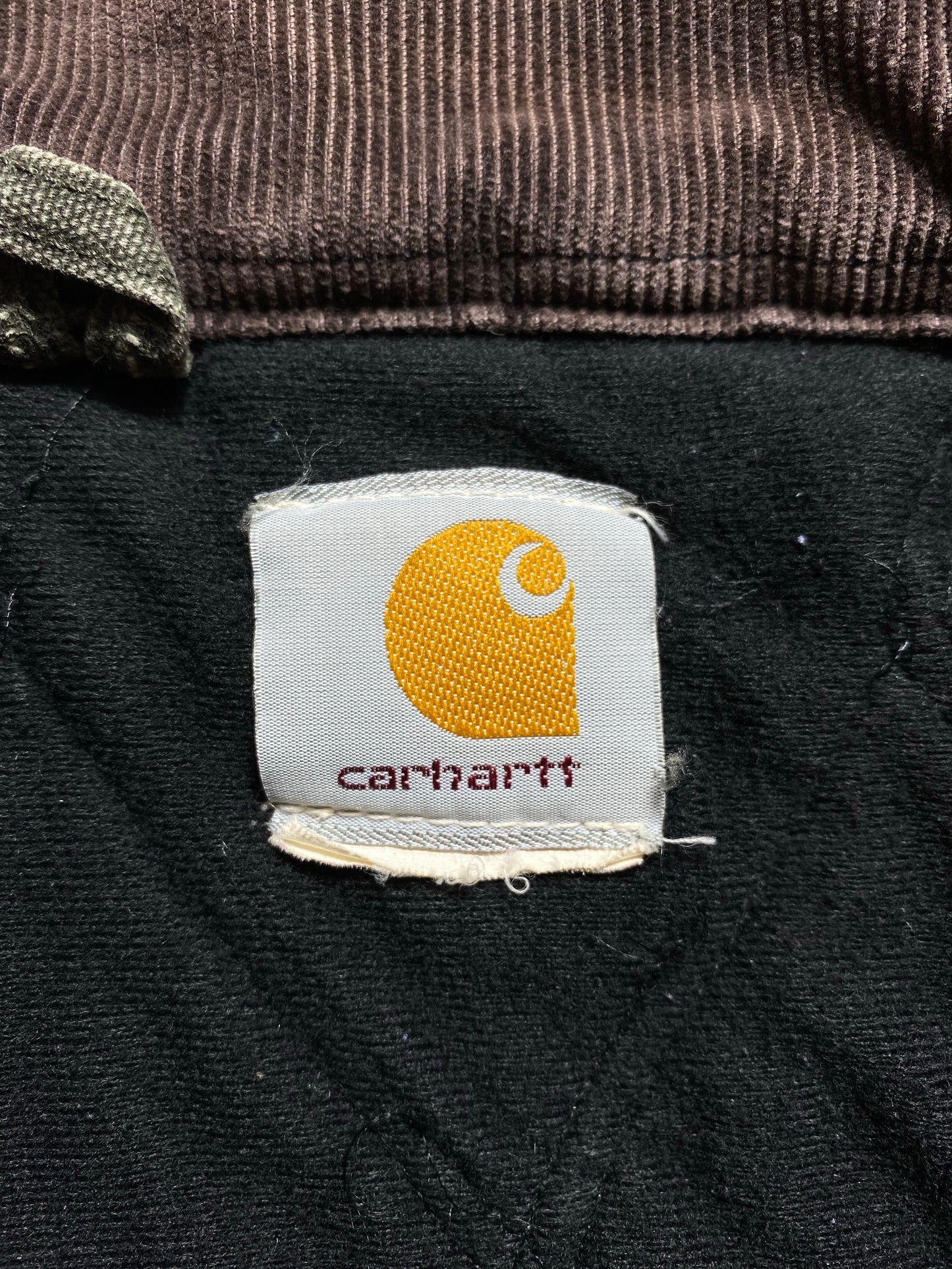 Vintage CARHARTT Size No Tag (Approx.L) Zip-up Sweat-shirt Jacket / K8114