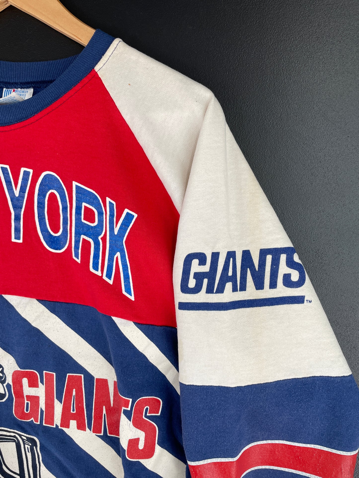 90's NEW YORK GIANTS Made in USA Size XL Vintage NFL Sweat-Shirt / A4121