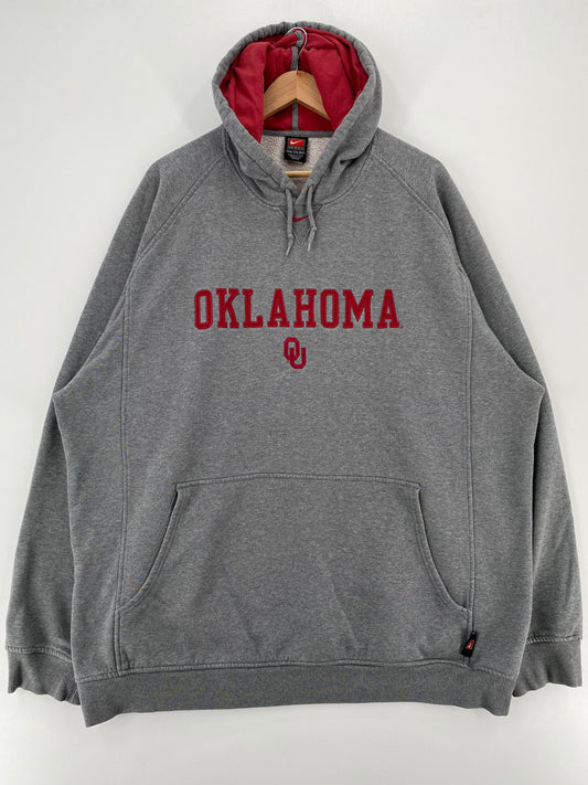 00' NIKE OKLAHOMA Size XXL Vintage College Hoodie Sweat-Shirt / A2766