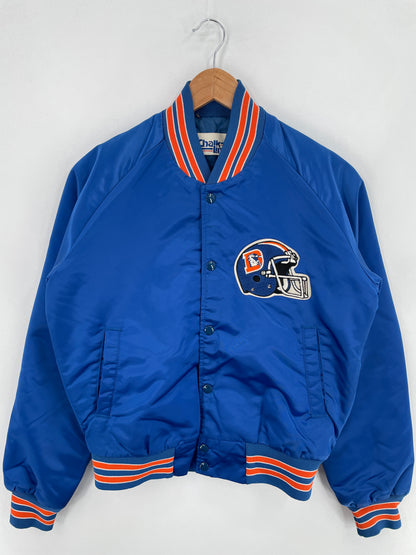 80’s DENVER BRONCOS Size S Nylon Padded Jacket / E866