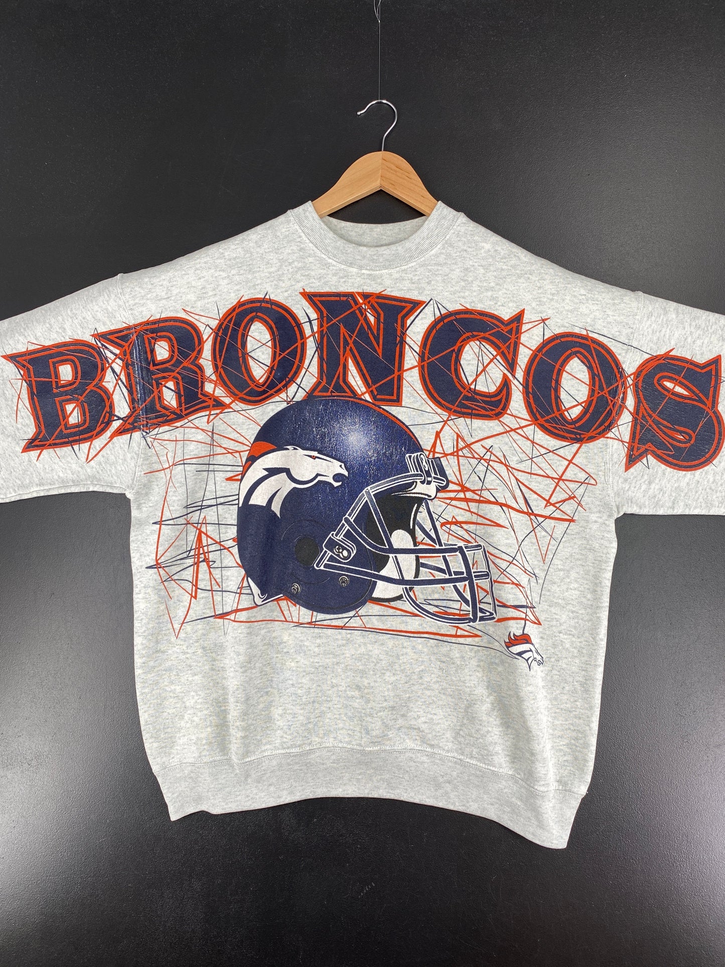 90's DENVER BRONCOS Size XL Vintage NFL Sweat-Shirt / E1946S